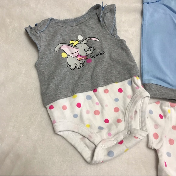 Disney’s Dumbo 3 piece girls outfit size 9 months - Picture 6 of 11
